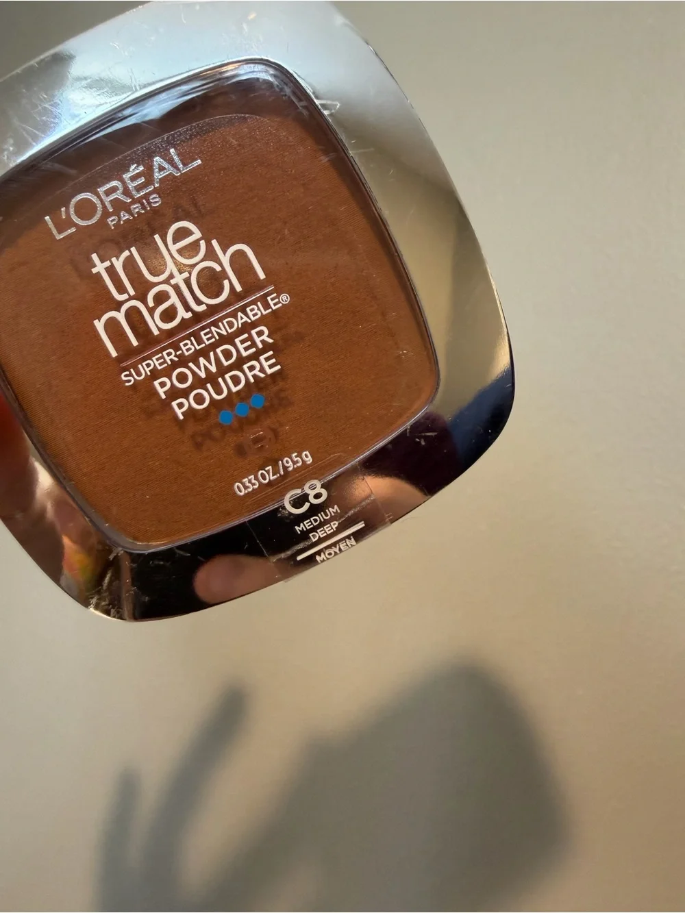 L'Oreal Paris True Match Super Blendable Oil Free Makeup Powder C8 Medium Deep